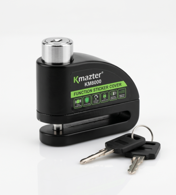 CANDADO DE DISCO CON ALARMA DE ALTA SEGURIDAD KMAZTER KM8000