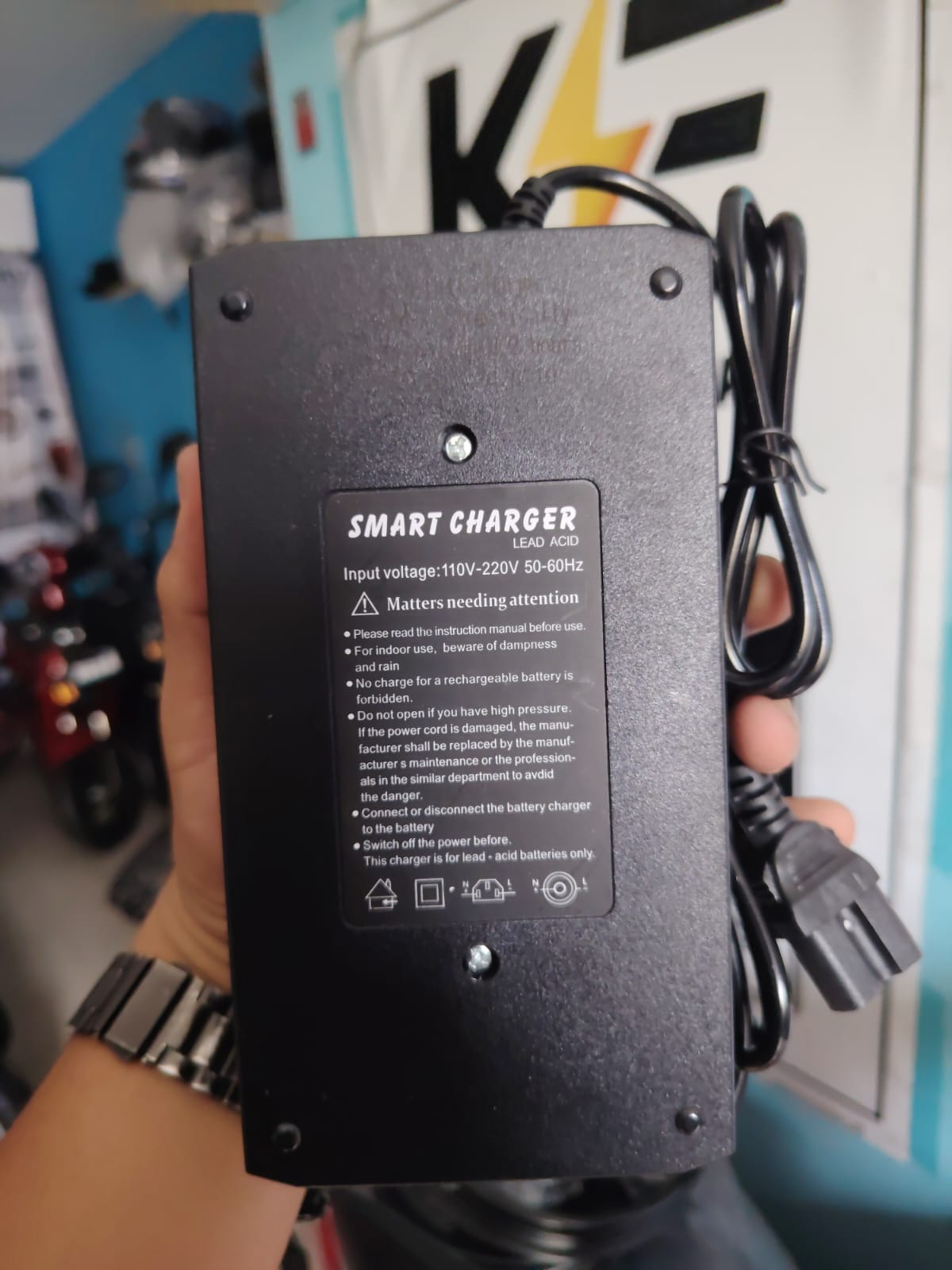 cargador digital 48vx12ah (plomo grafeno)