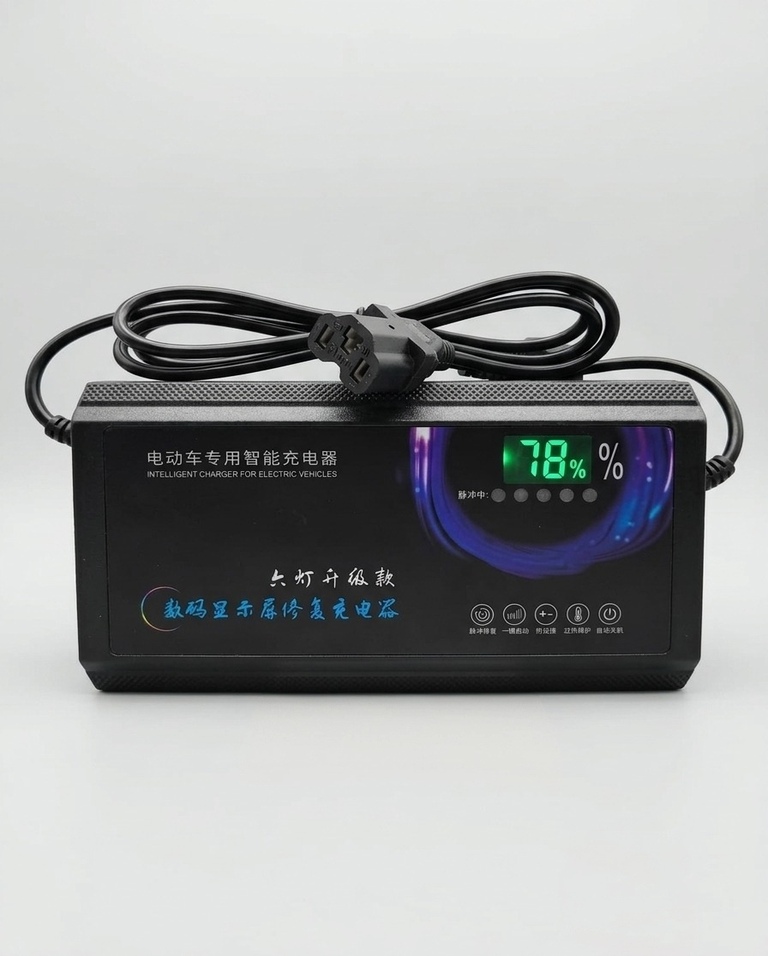 cargador digital 48vx12ah (plomo grafeno)