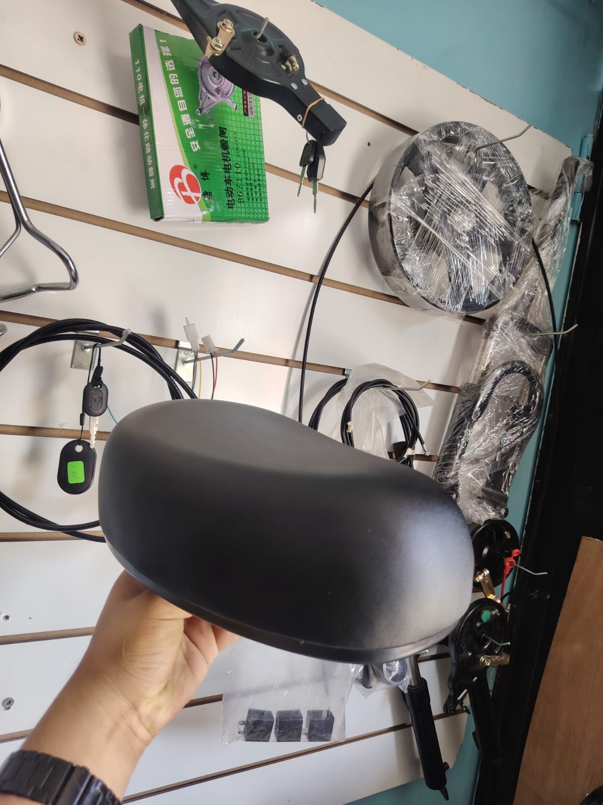 asiento acolchado para bicimoto
