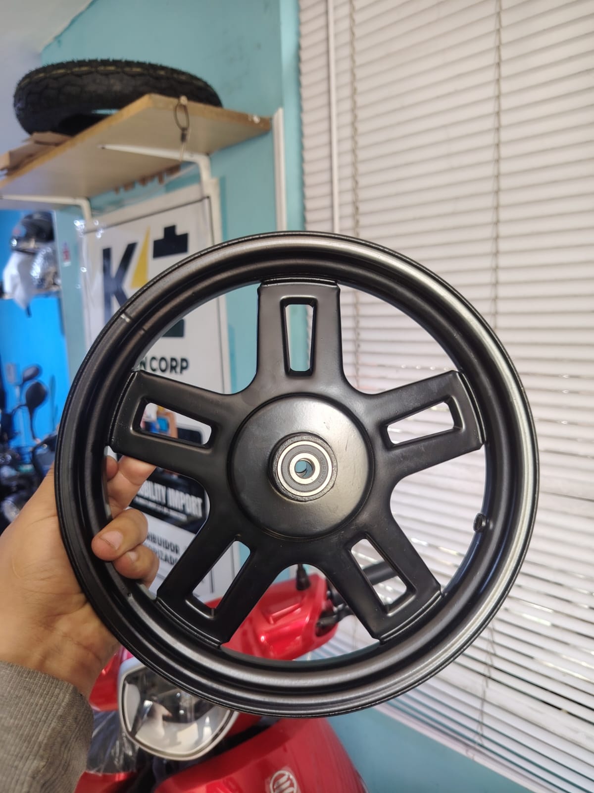 aro metálico n°80 para bicimoto