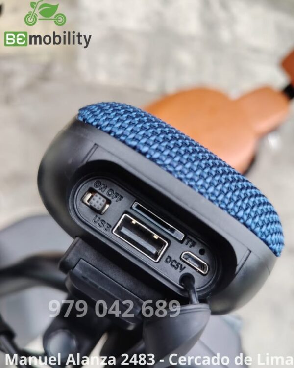 Parlante Portátil Wind 3S con Soporte para Manubrio - Bluetooth
