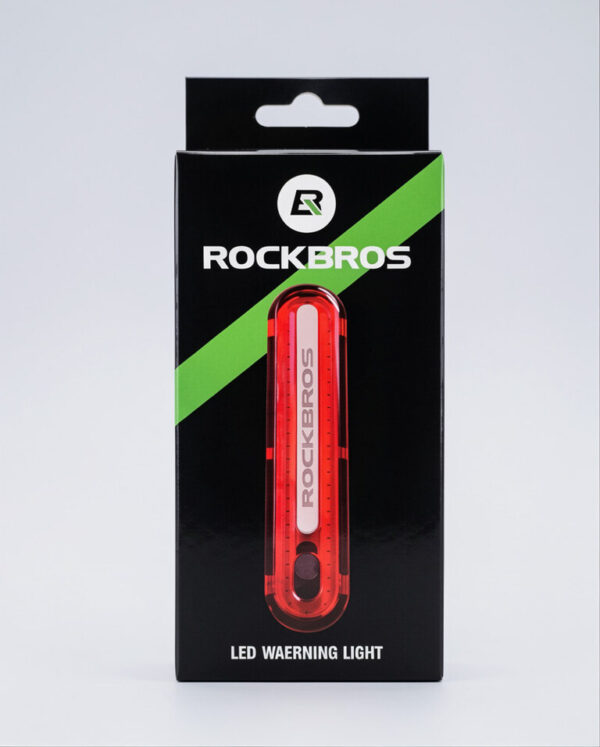 Luz Posterior ROCKBROS 160 Lumens, COB LED, Recargable USB