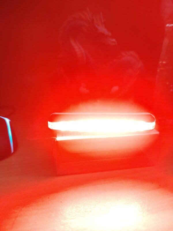 Luz Posterior de Seguridad COB LED Recargable USB - 100 Lúmenes