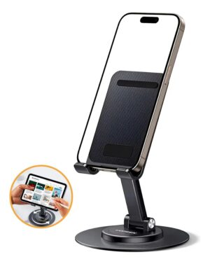UGREEN Soporte de Aluminio 360° para Celular y Tablet – LP805