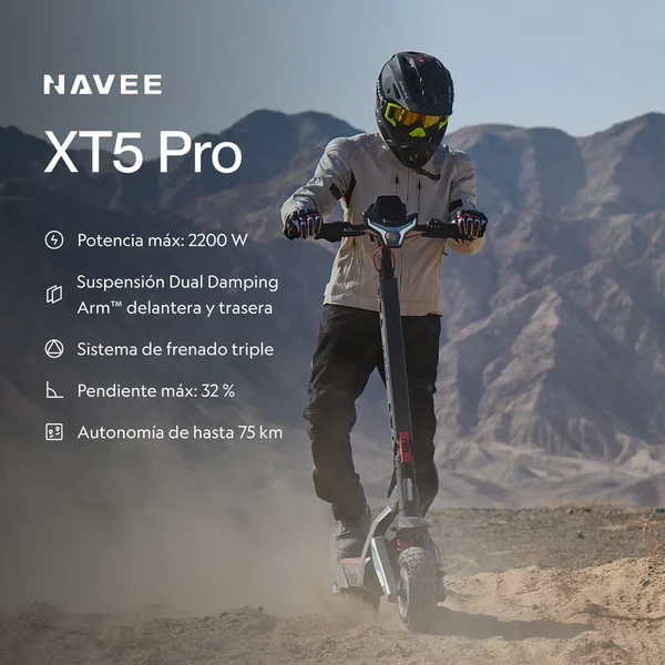 NAVEE XT5 Pro en terreno