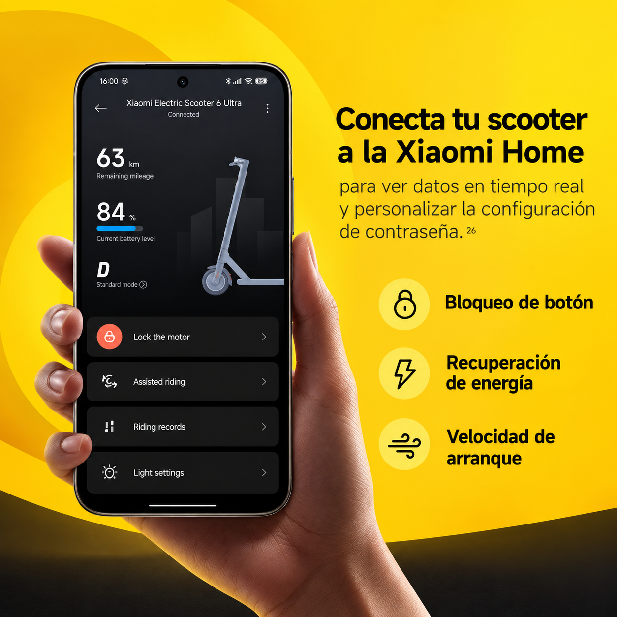 Xiaomi Home app para Xiaomi Electric Scooter 6 Ultra